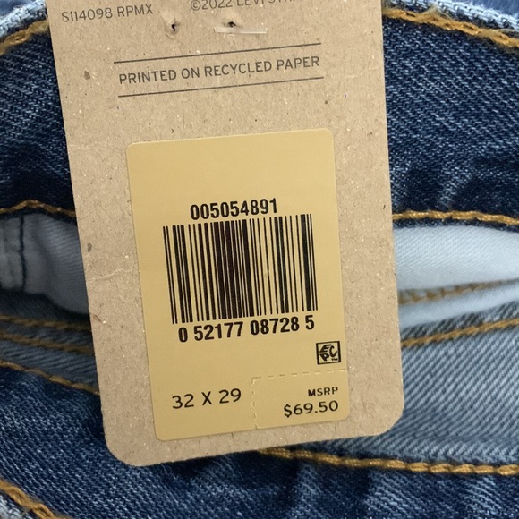 NWT Levi’s 505 Regular Jeans - Picture 5 of 5